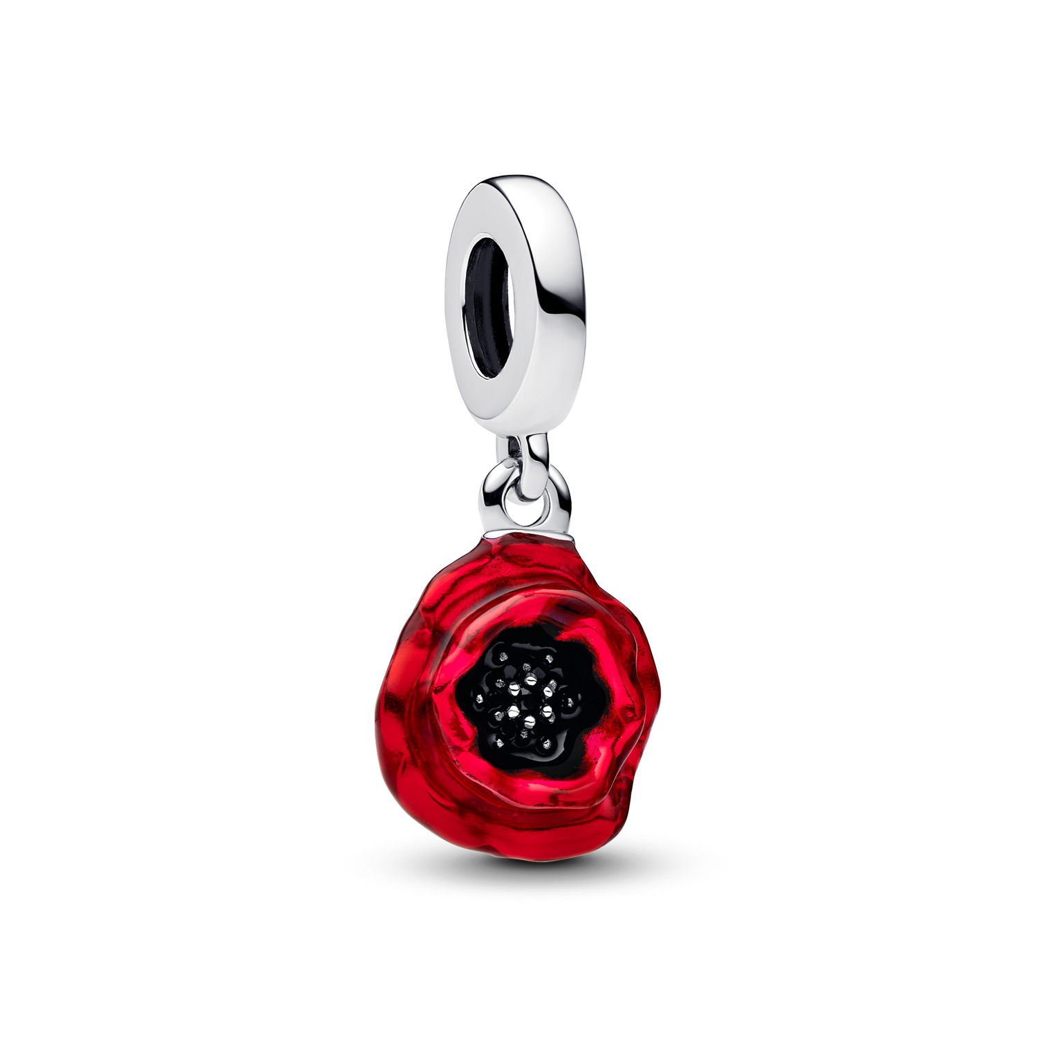 Charm Colgante Flor Roja - vista 1