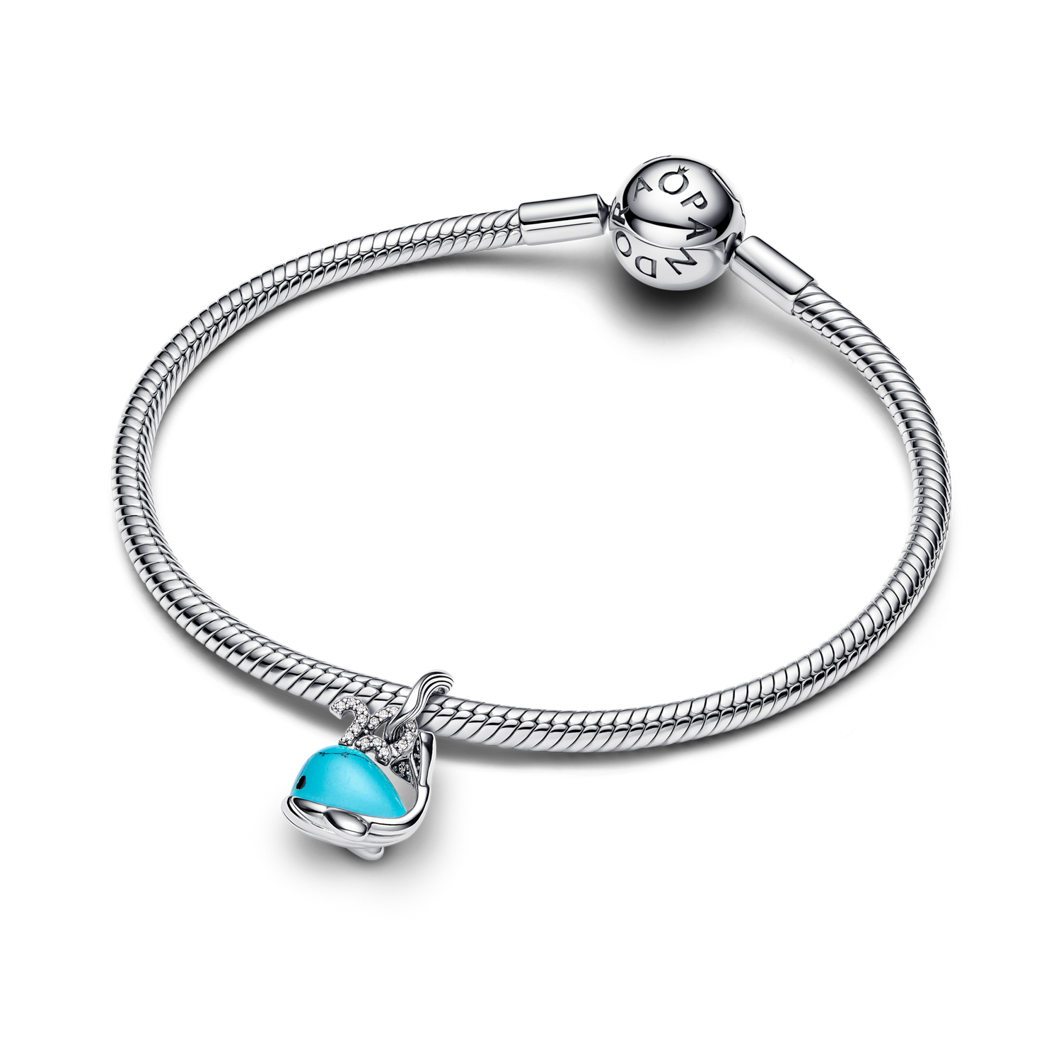 Charm Colgante Ballena Color Turquesa - vista 3