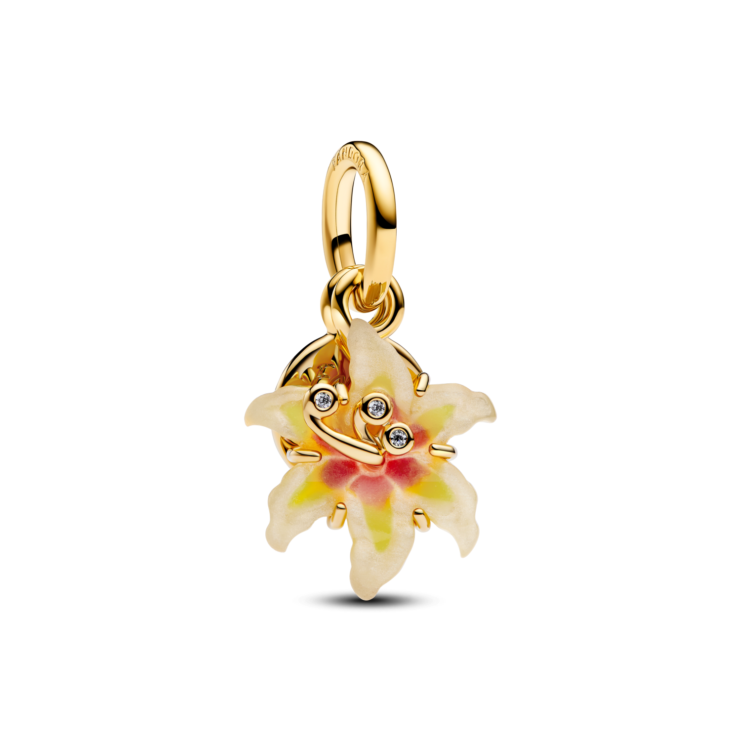 Charm Flor De Gota De Sol Enredada Que Brilla En La Oscuridad De Disney - vista 1