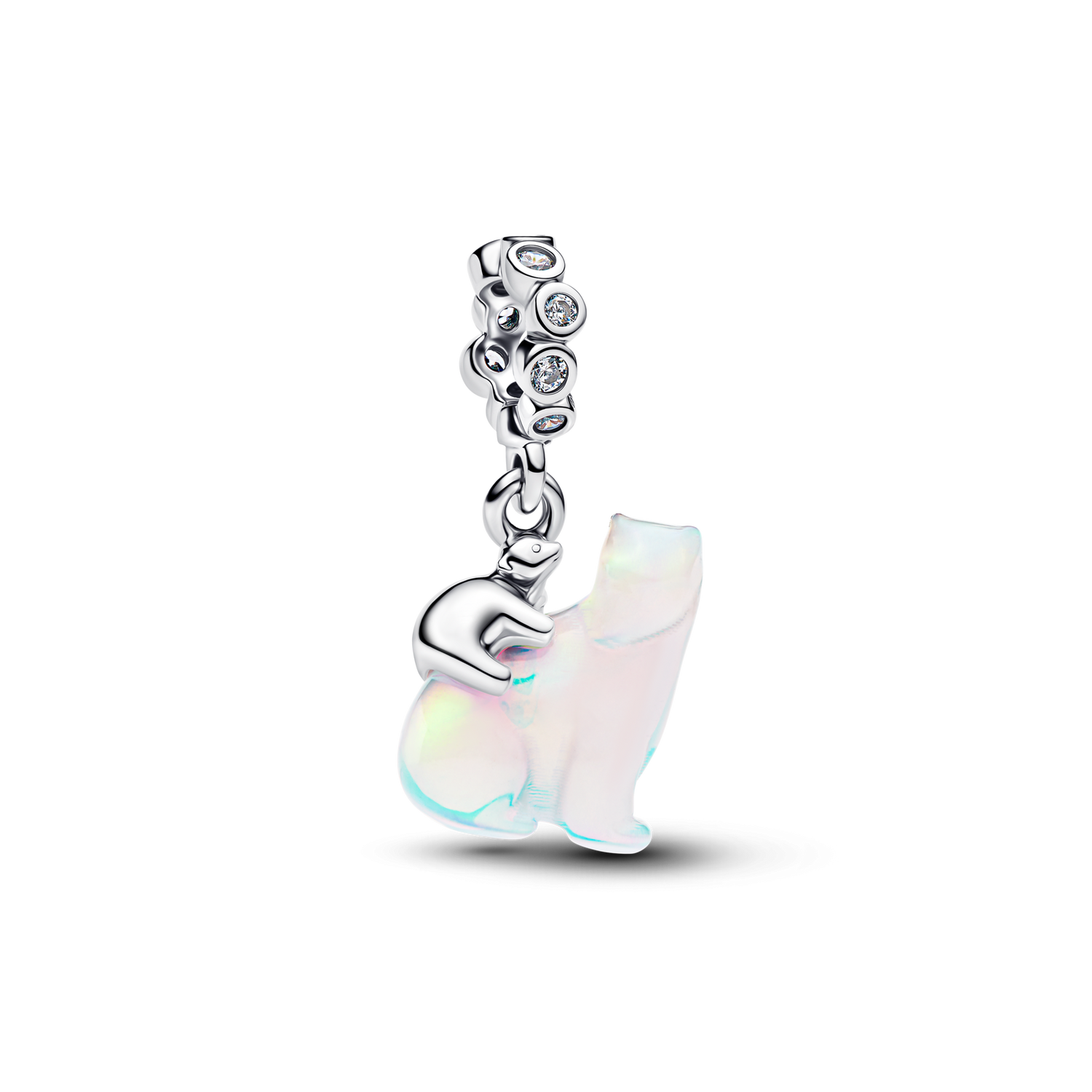 Charm Colgante Oso Polar Madre y Osezno - vista 1