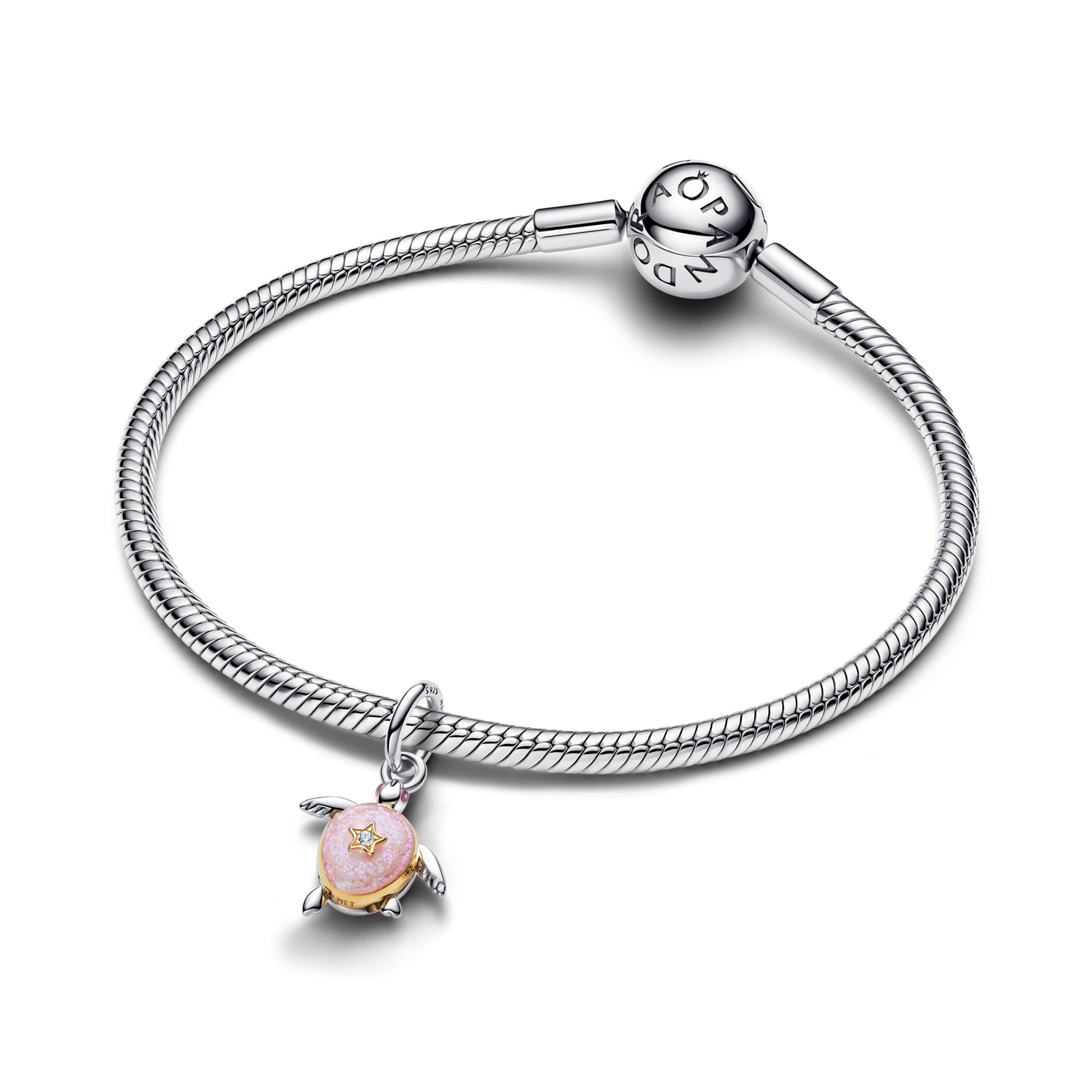 Charm colgante Tortuga Marina Rosa Pandora Club 2026 - vista 3
