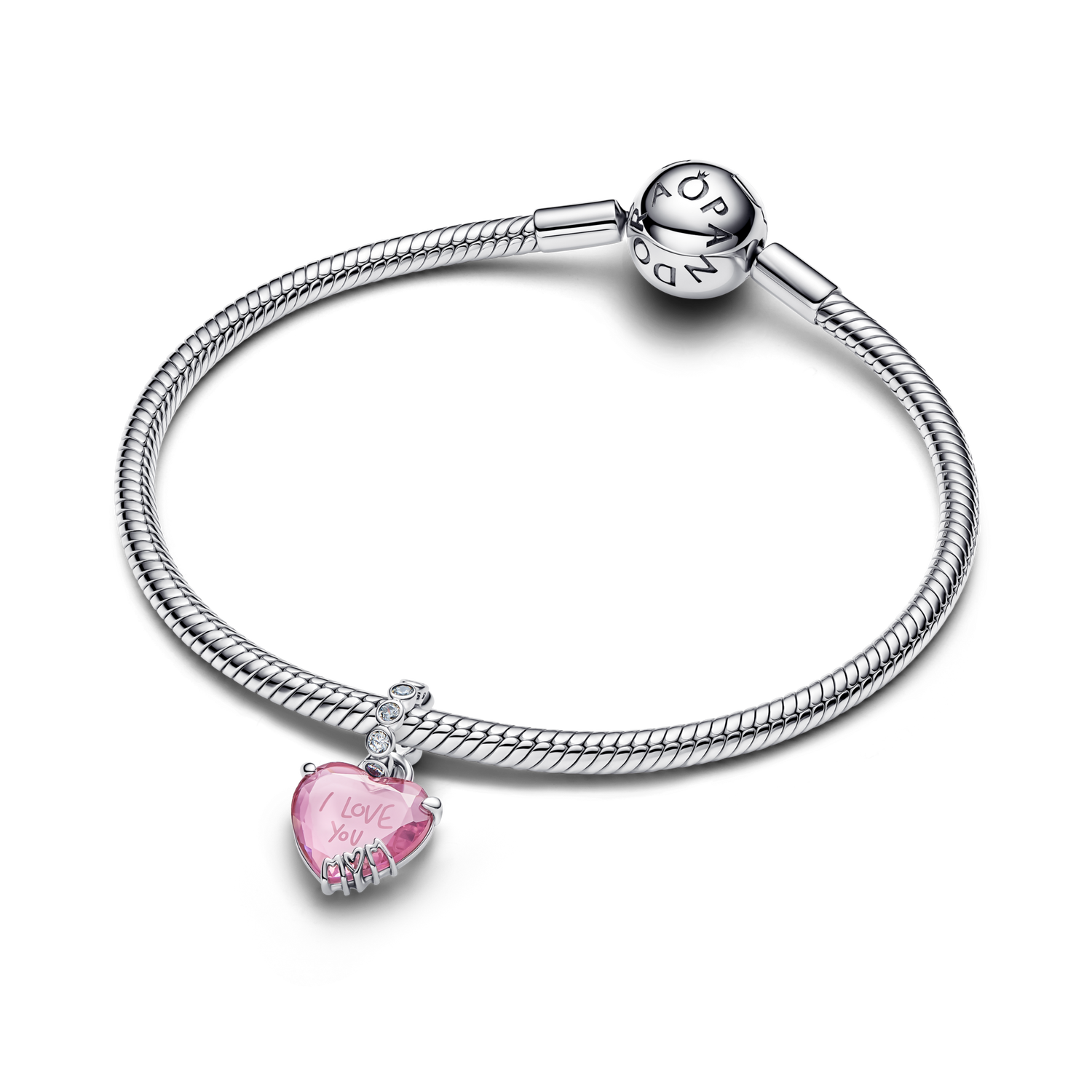 Charm Colgante I Love You Mom - vista 3