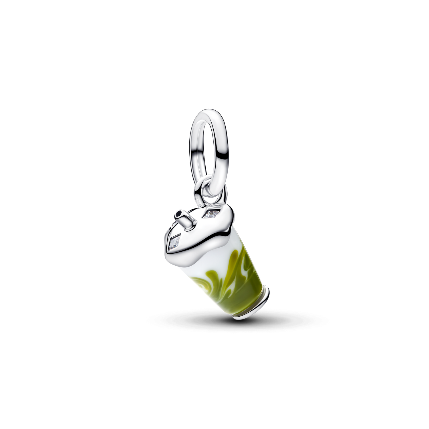 Charm Colgante Latte Matcha de Cristal de Murano - vista 1