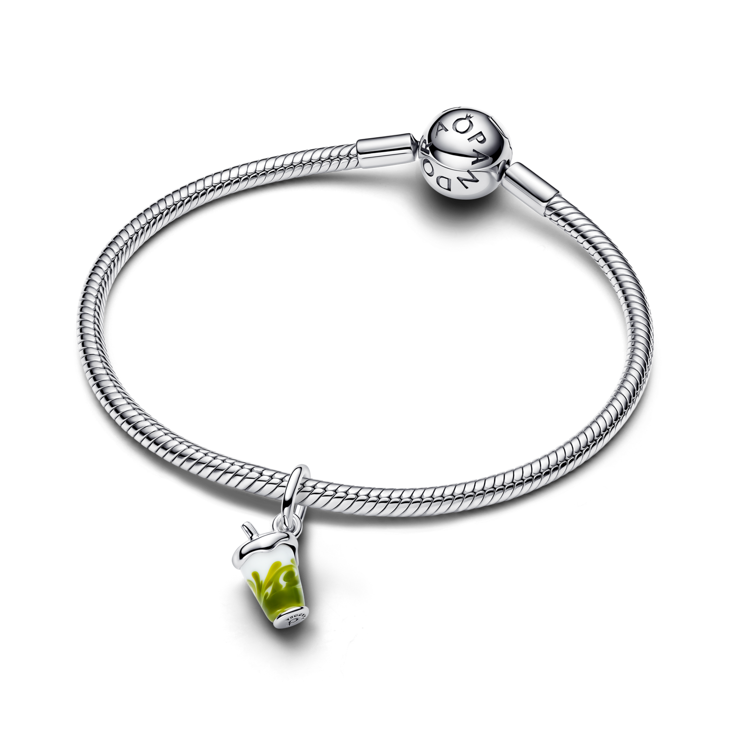 Charm Colgante Latte Matcha de Cristal de Murano - vista 3