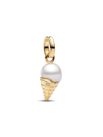 Charm Colgante Helado con Perla Barroca - vista 1