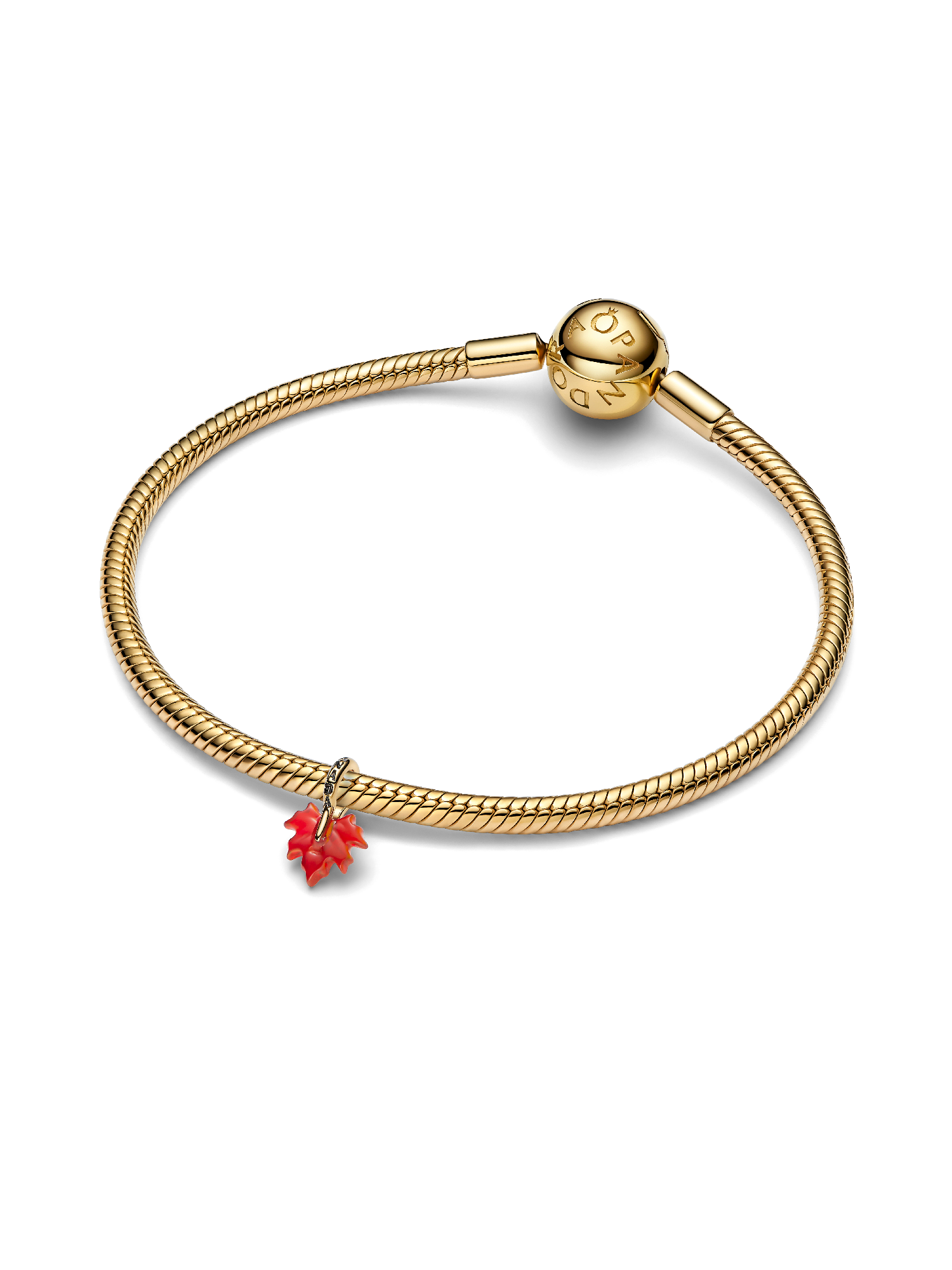 Charm Colgante Hoja de Arce Roja de Canadá - vista 3