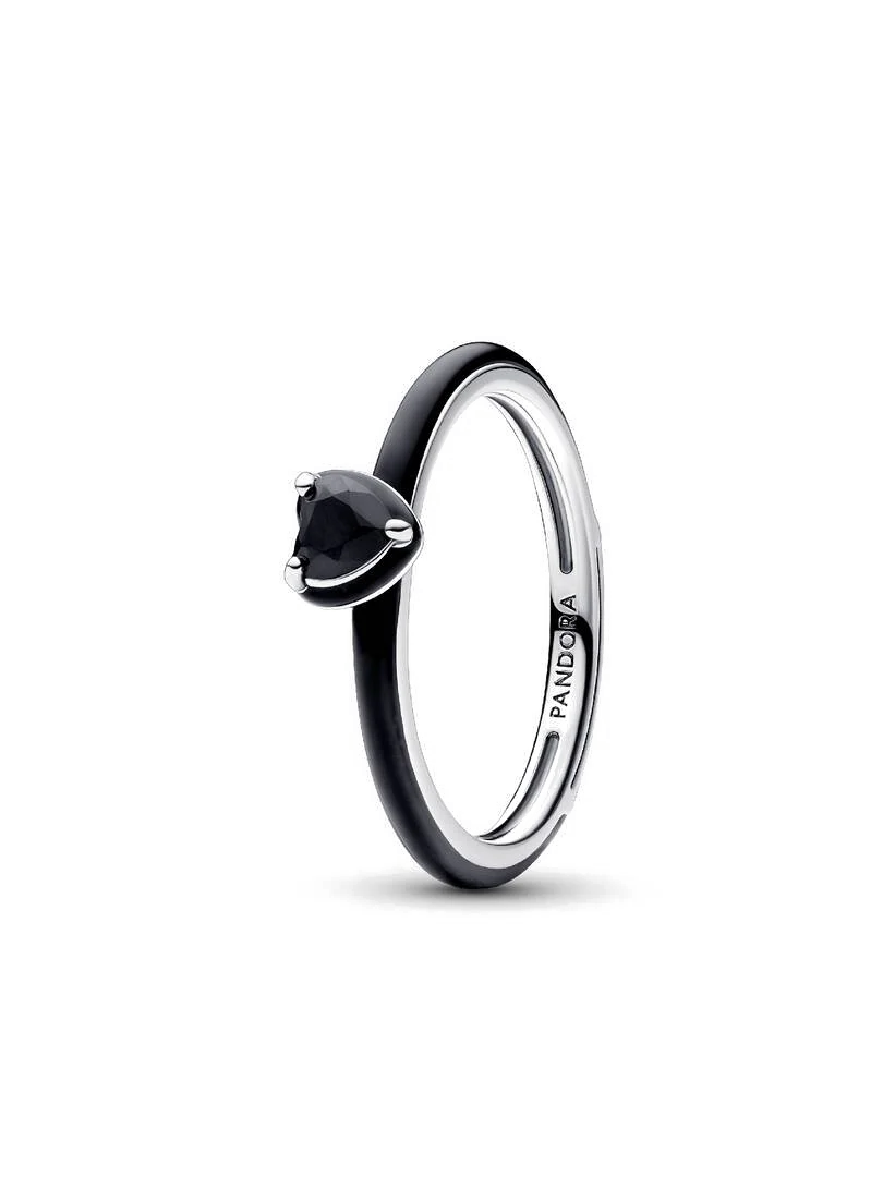 Anillo Pandora ME Corazón Chakra Negro - vista 1