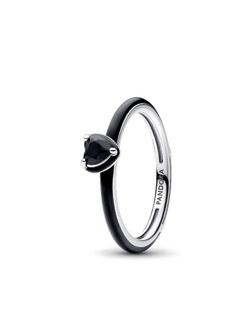 Anillo Pandora ME Corazón Chakra Negro - vista 1