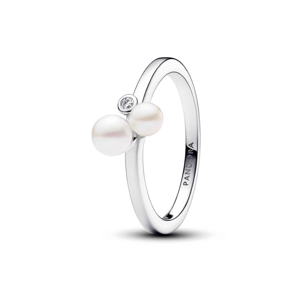 Anillo Dúo de Perlas