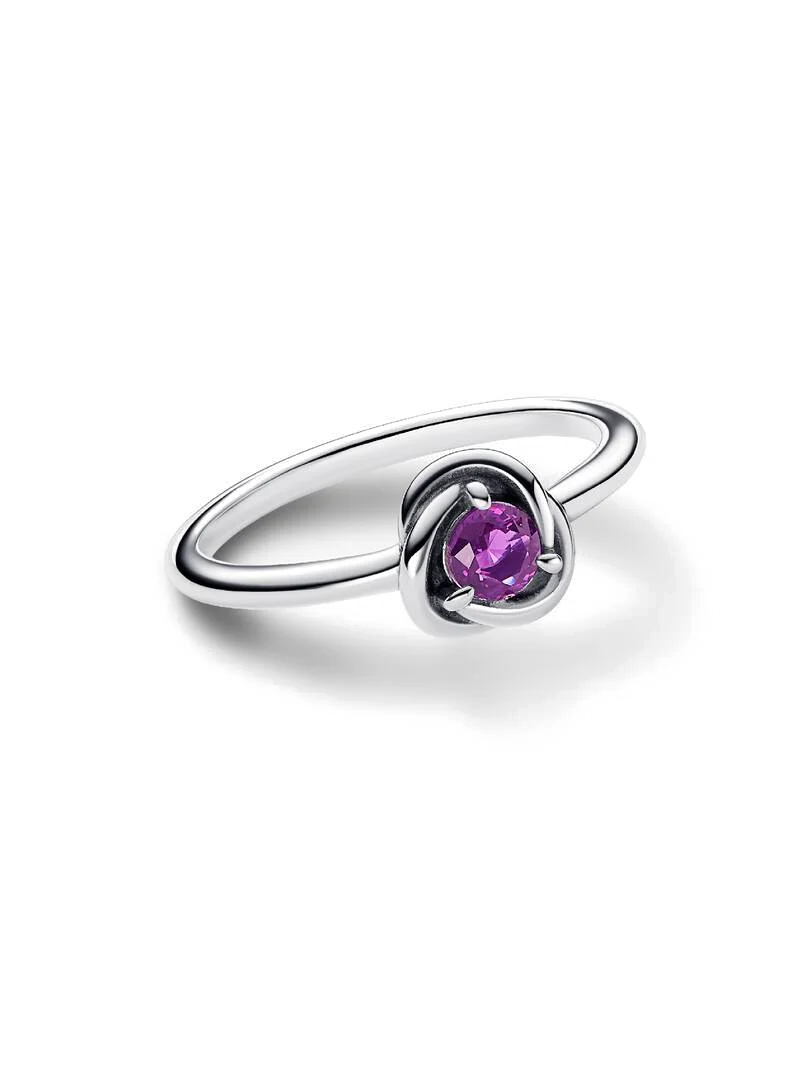 Anillo Círculo Eternity Morado de Febrero - vista 2