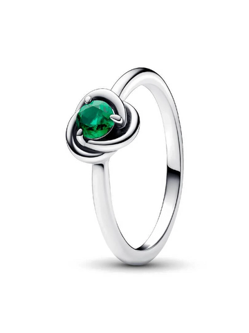 Anillo Círculo Eternity Verde de Mayo - vista 1