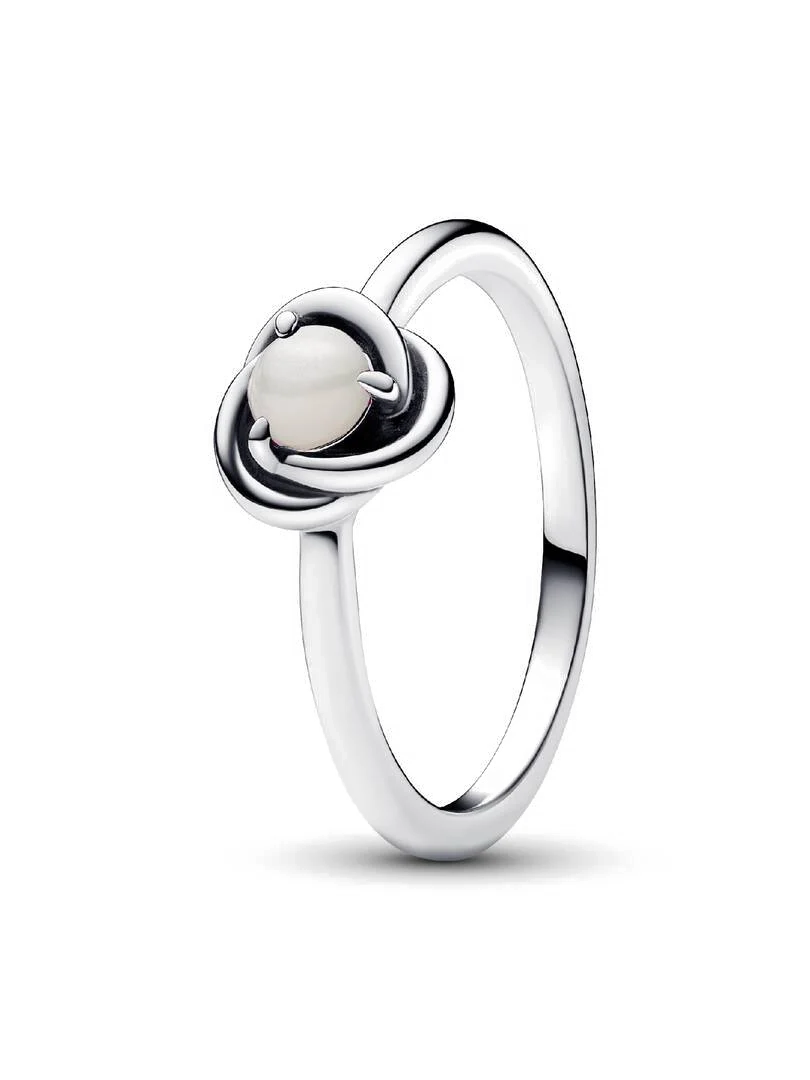 Anillo Círculo Eternity Blanco de Junio - vista 1