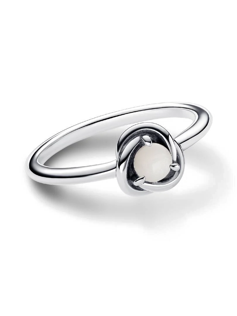 Anillo Círculo Eternity Blanco de Junio - vista 2