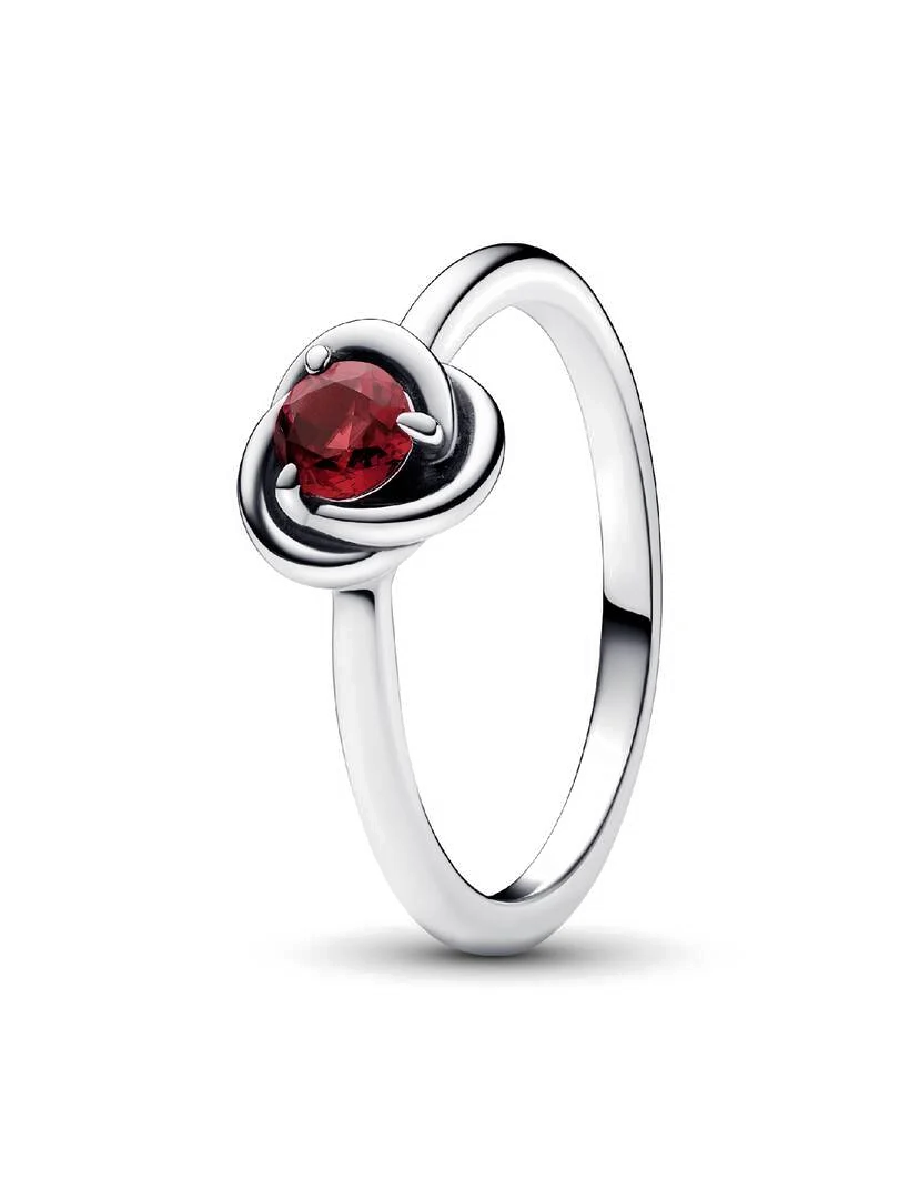 Anillo Círculo Eternity Rojo de Julio - vista 1