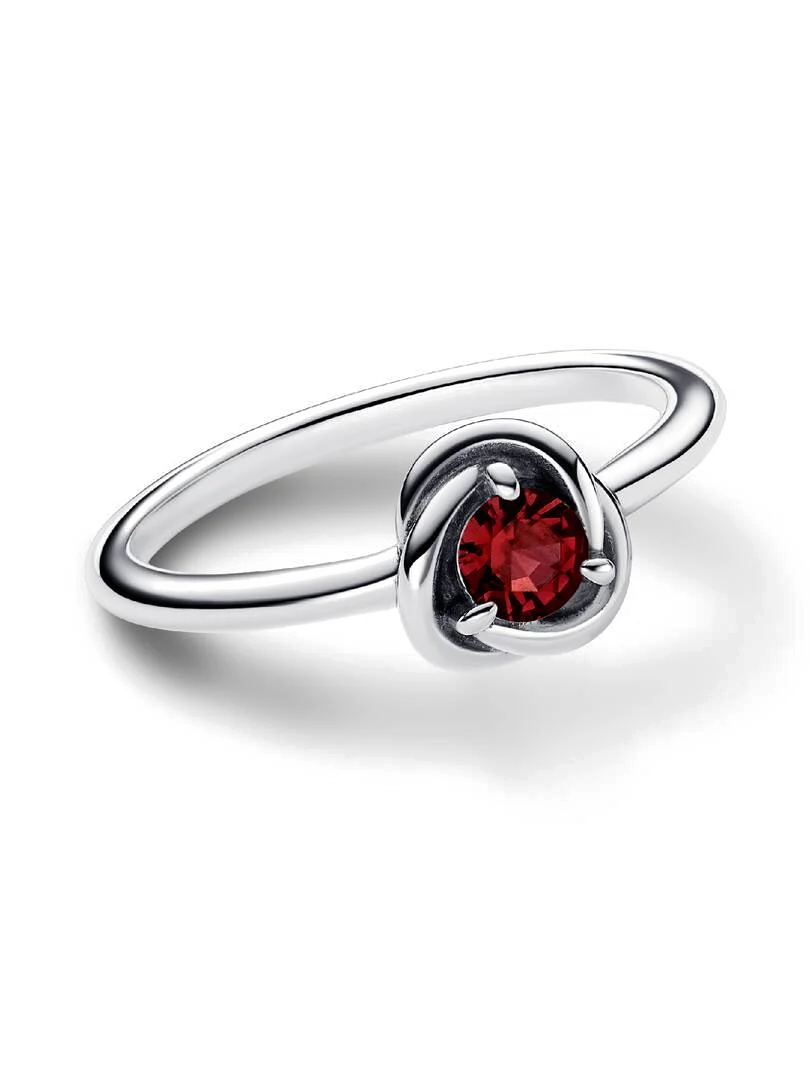 Anillo Círculo Eternity Rojo de Julio - vista 2