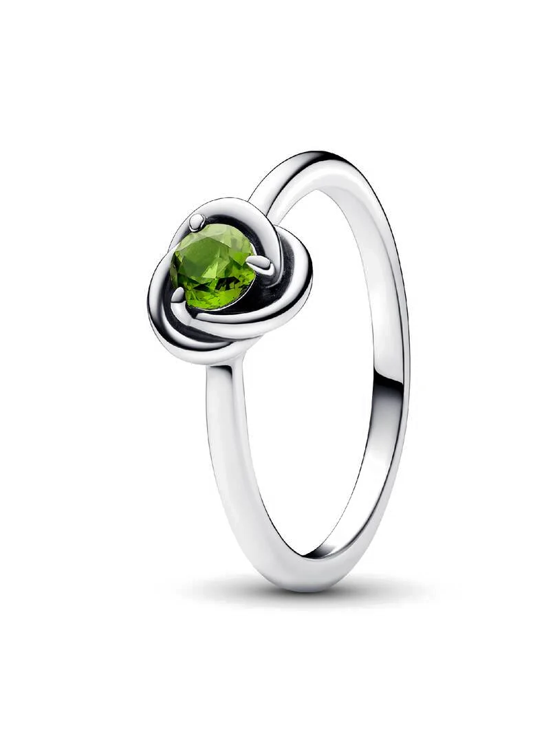 Anillo Círculo Eternity Verde de Agosto - vista 1