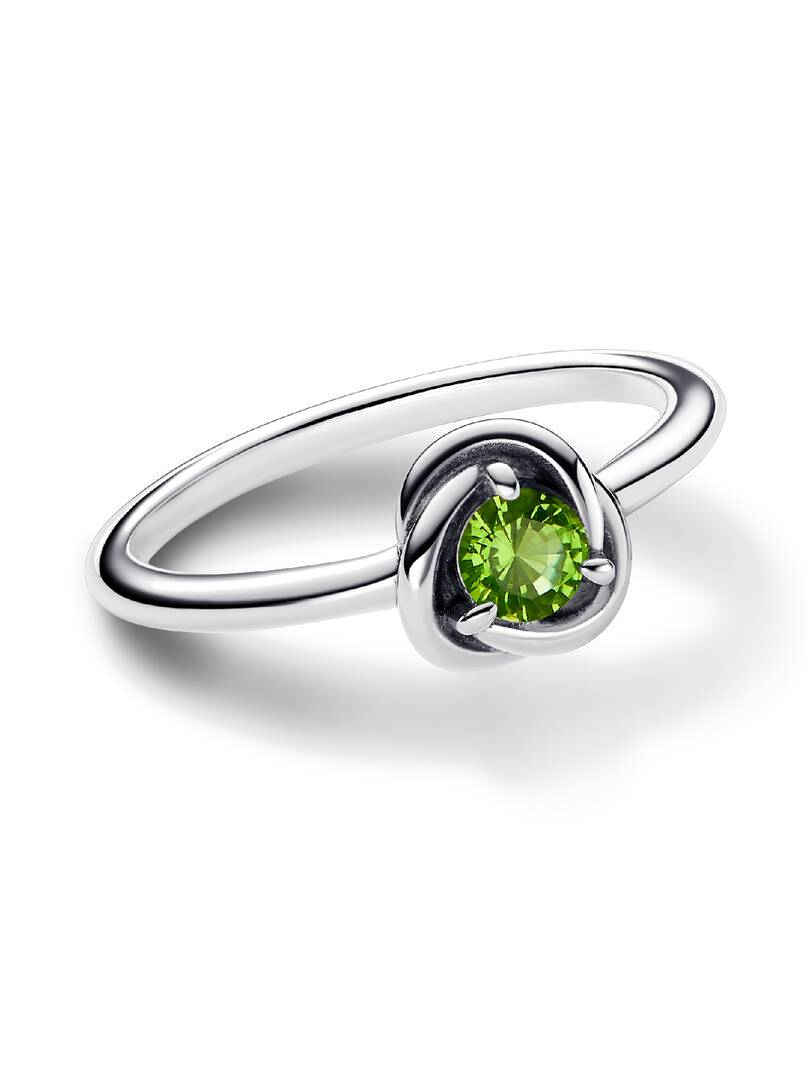 Anillo Círculo Eternity Verde de Agosto - vista 2
