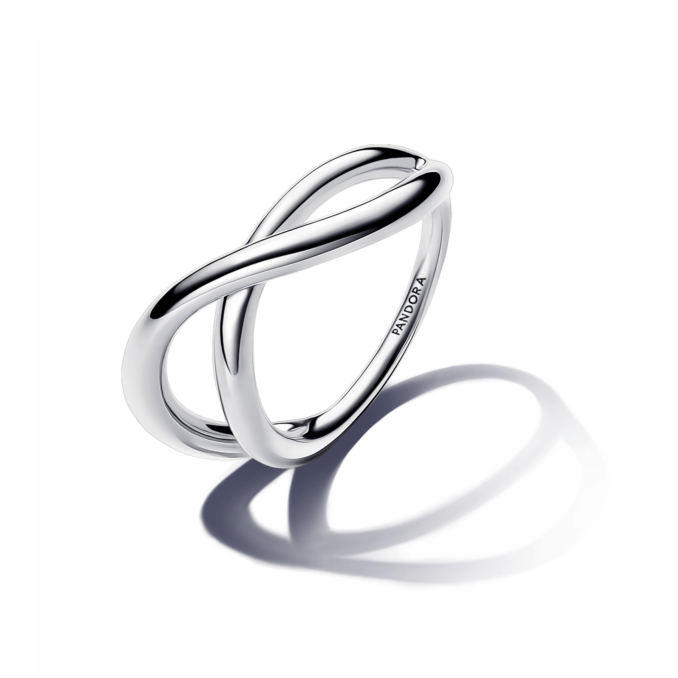 Anillo Formas Orgánicas Entrelazadas