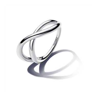 Anillo Formas Orgánicas Entrelazadas