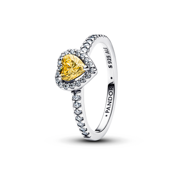Anillo Corazón Elevado Brillante Pandora - vista 1