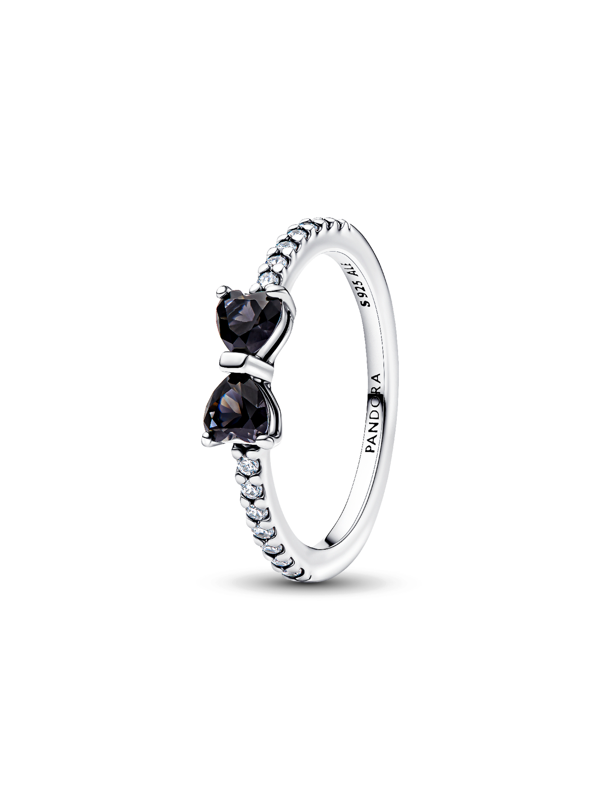 Anillo Moño Negro Brillante YJ688 - vista principal