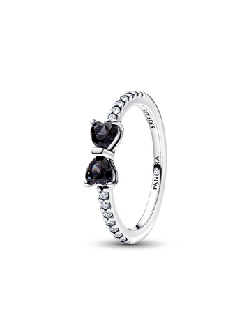Anillo Moño Negro Brillante YJ688 - vista principal
