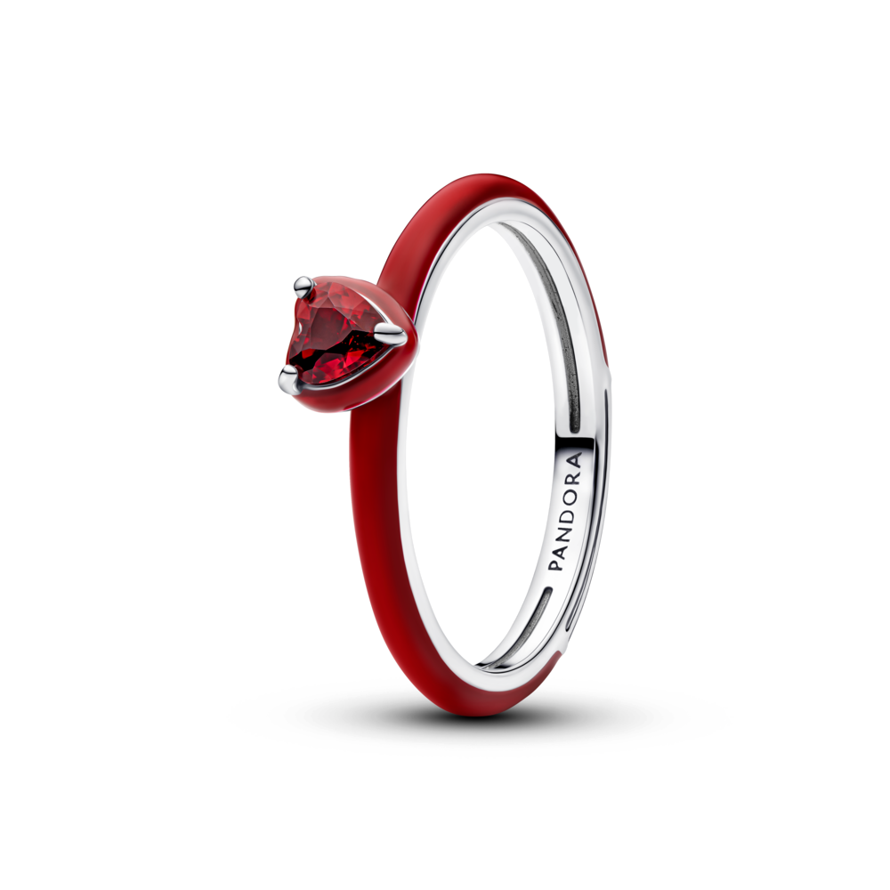 Anillo Corazón Chakra Rojo Pandora - vista 1