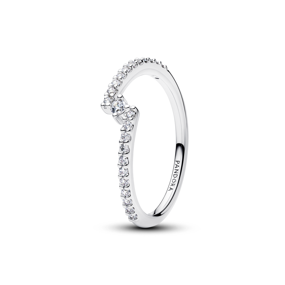 Anillo Pavé Dividido Brillante Pandora - vista 1