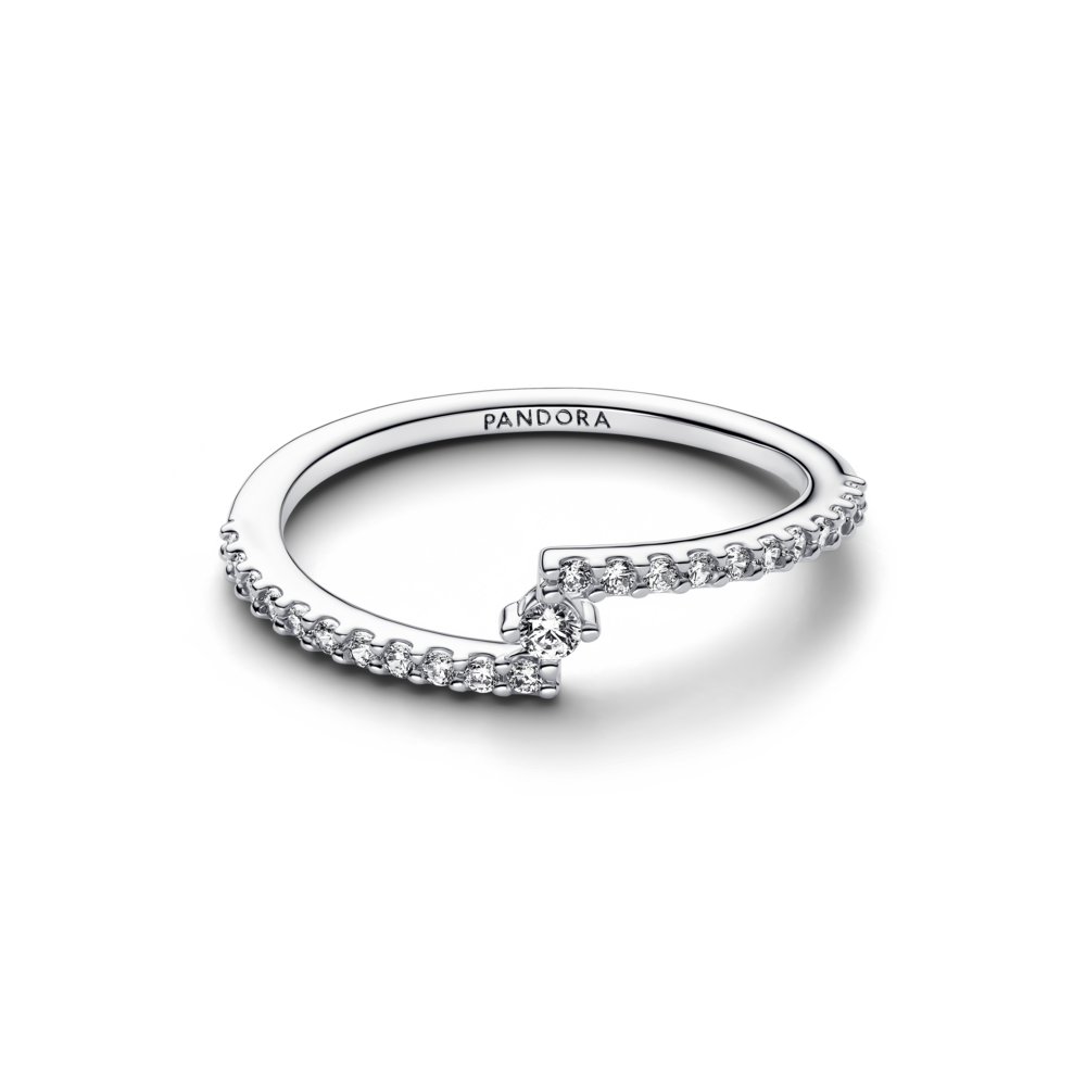 Anillo Pavé Dividido Brillante Pandora - vista 3