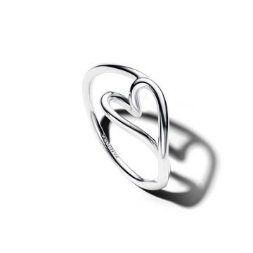 Anillo Corazón Orgánico Pequeño Pandora - vista 1