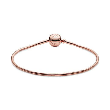 Pulsera Diseño Cadena de Serpiente de Pandora Moments en oro rosa