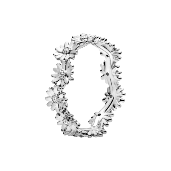 Anillo Corona de Margaritas Brillantes