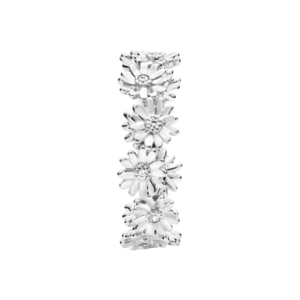 Anillo Corona de Margaritas Brillantes