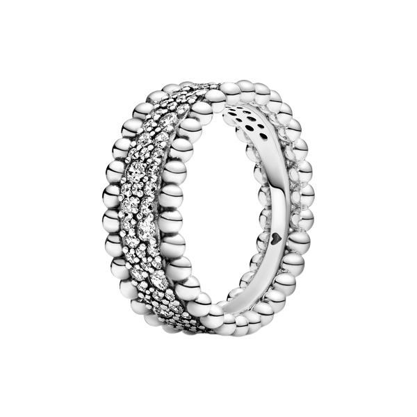 Anillo Esferas en Pavé