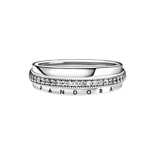 Anillo Triple Alianza en Pavé
