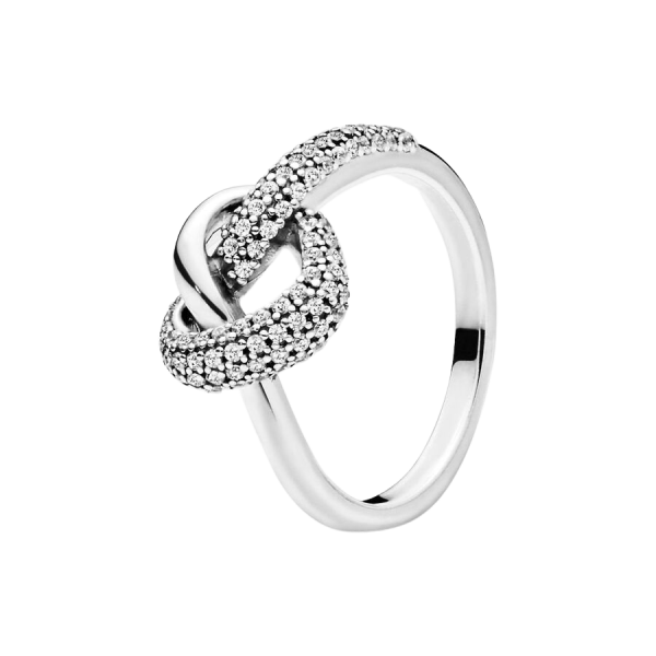 Anillo en plata de ley Corazón Anudado