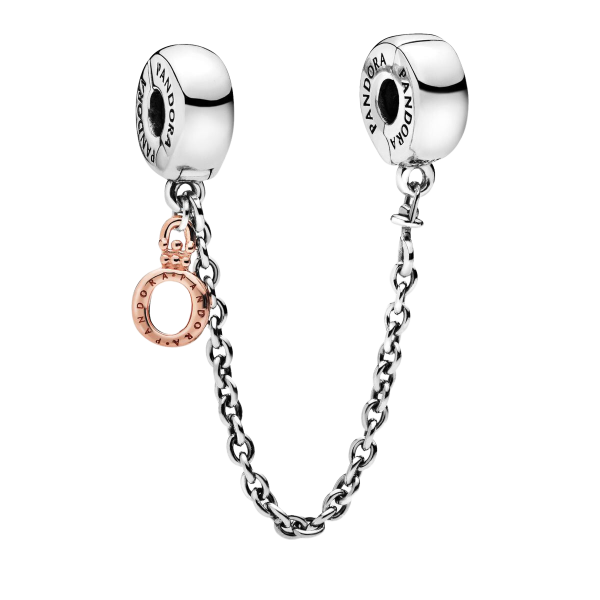 Charm Cadena de seguridad Corona Pandora O colgante