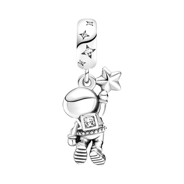 Charm Colgante Astronauta en la Galaxia