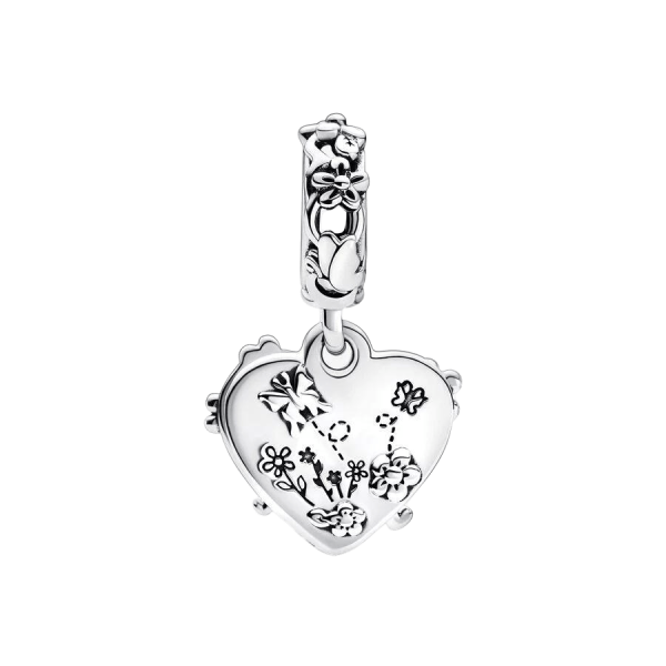 Charm Colgante Doble Winnie the Pooh y Piglet de Disney
