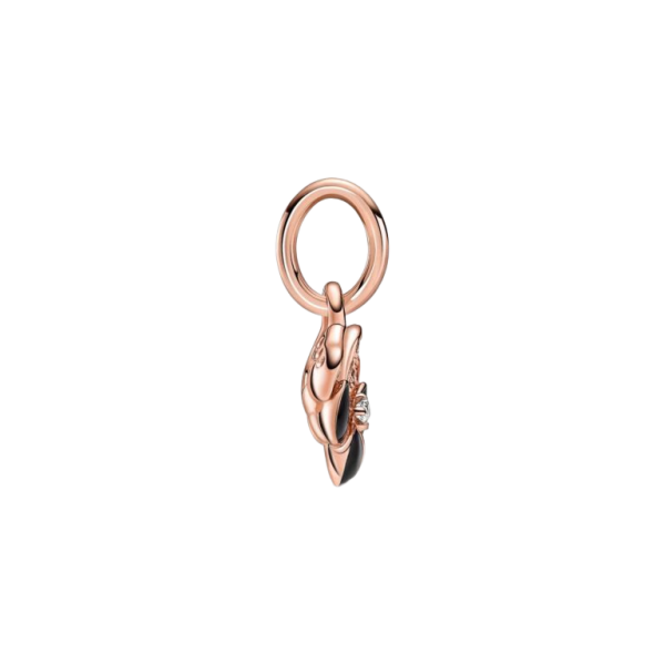 Charm Colgante Flor Pensamiento Morado