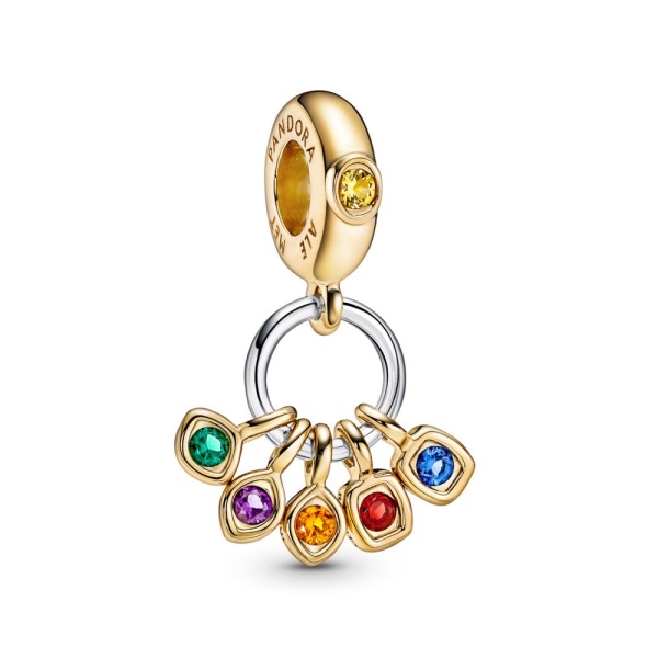 Charm Colgante Gemas del Infinito de Los Vengadores de Marvel