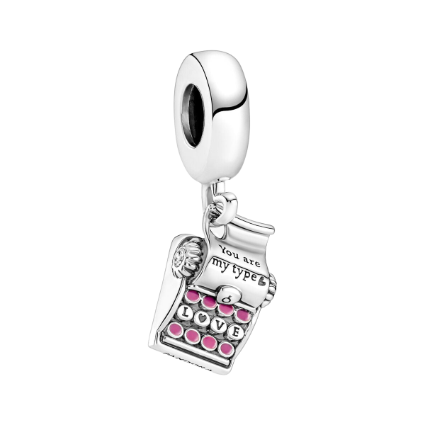 Charm Colgante Máquina de escribir