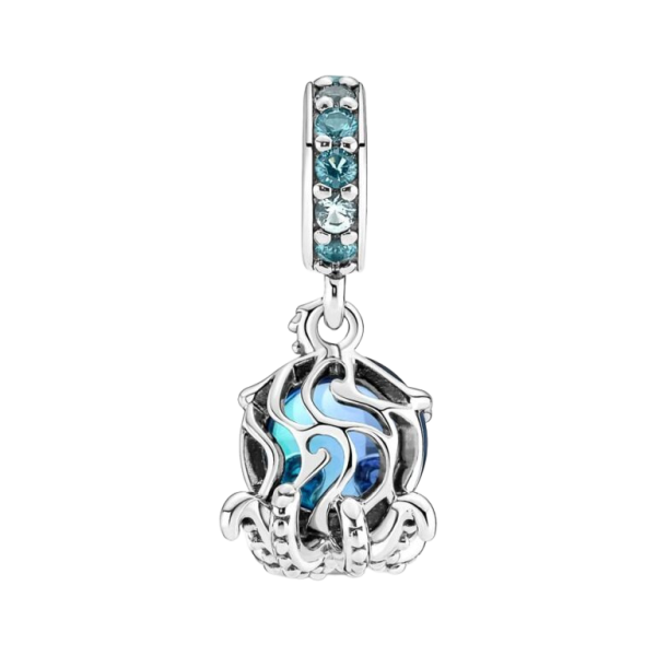Charm Colgante Pulpo Cristal de Murano