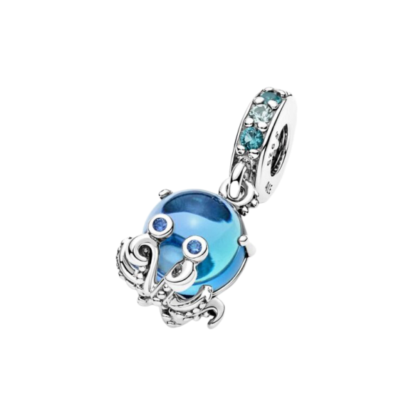 Charm Colgante Pulpo Cristal de Murano