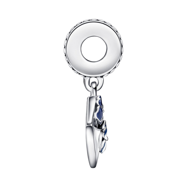 Charm Colgante Sobre con Flores Pensamiento