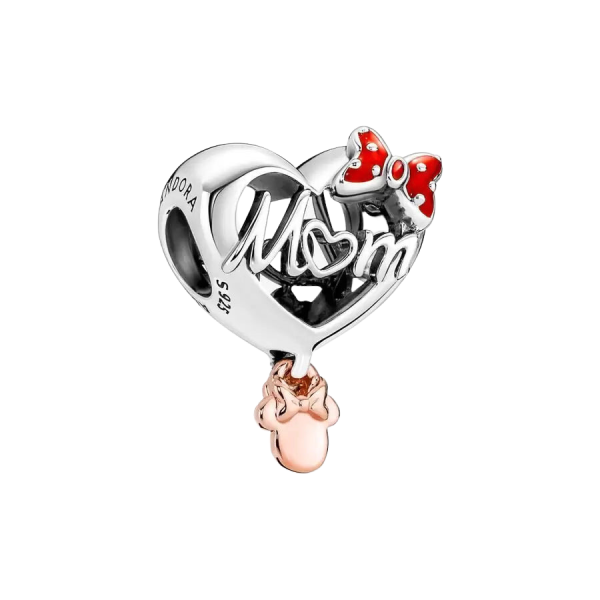 Charm Corazón Mamá Minnie Mouse de Disney