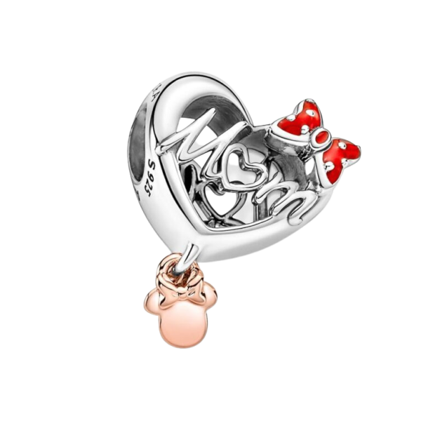 Charm Corazón Mamá Minnie Mouse de Disney
