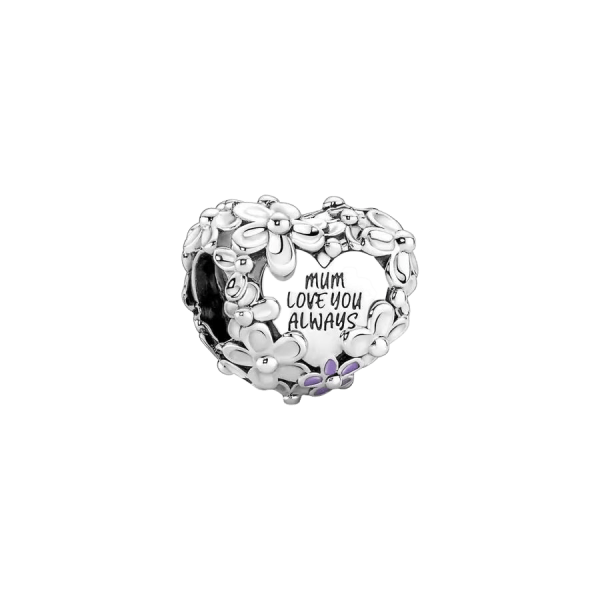 Charm Corazón Margarita Mamá