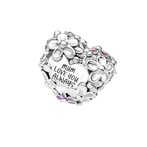 Charm Corazón Margarita Mamá