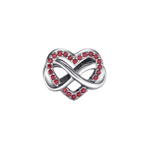 Charm Corazón Rojo Familia Infinito
